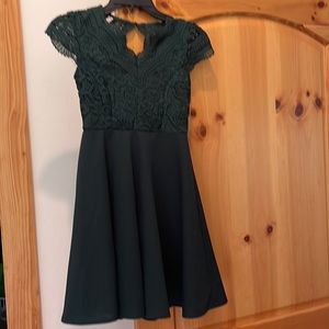 Hunter green dress